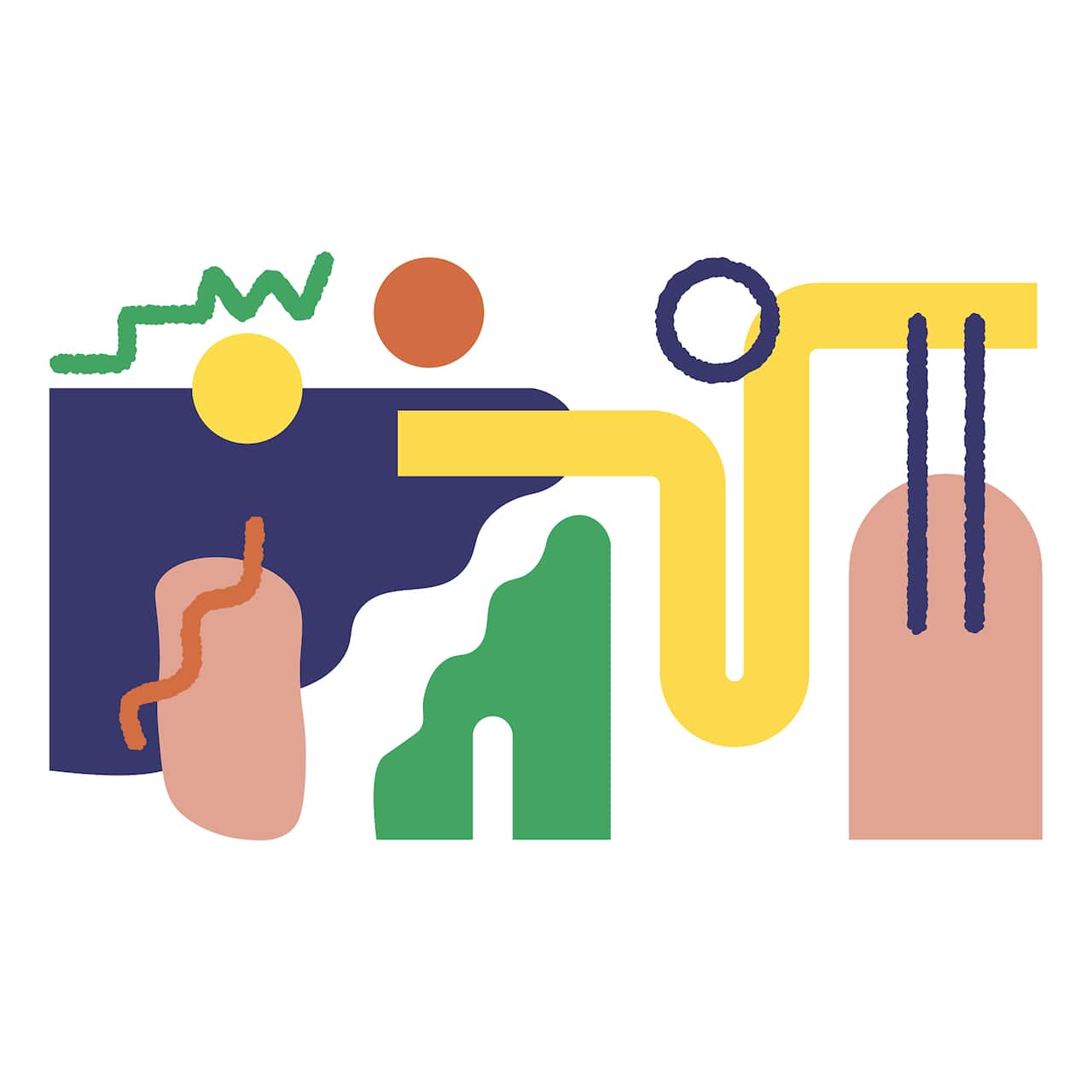 WallPops Very Gay Paint Fun Haus Modular Mural Peel & Stick Wall Decals